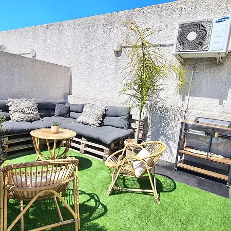 Appartcosy Emplacement Ideal Avec Terrasse & Parking Prive شقة